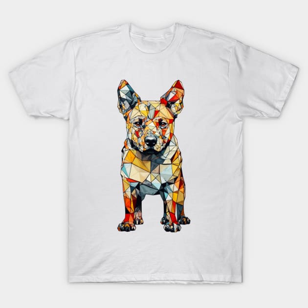 Geometric Dog T-Shirt by OscarVanHendrix